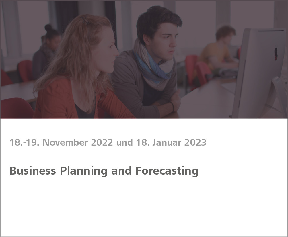 Weiterbildung Business Planning and Forecasting