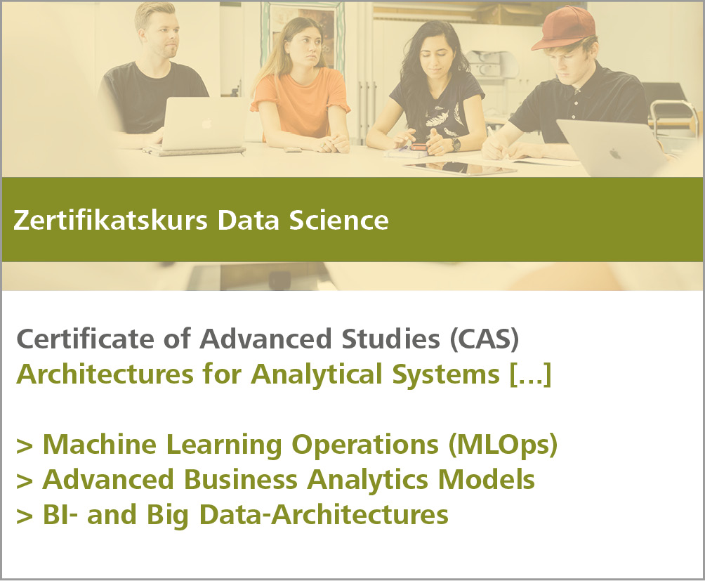 Zertifikatskurs Data Science – Architectures for Analytical Systems