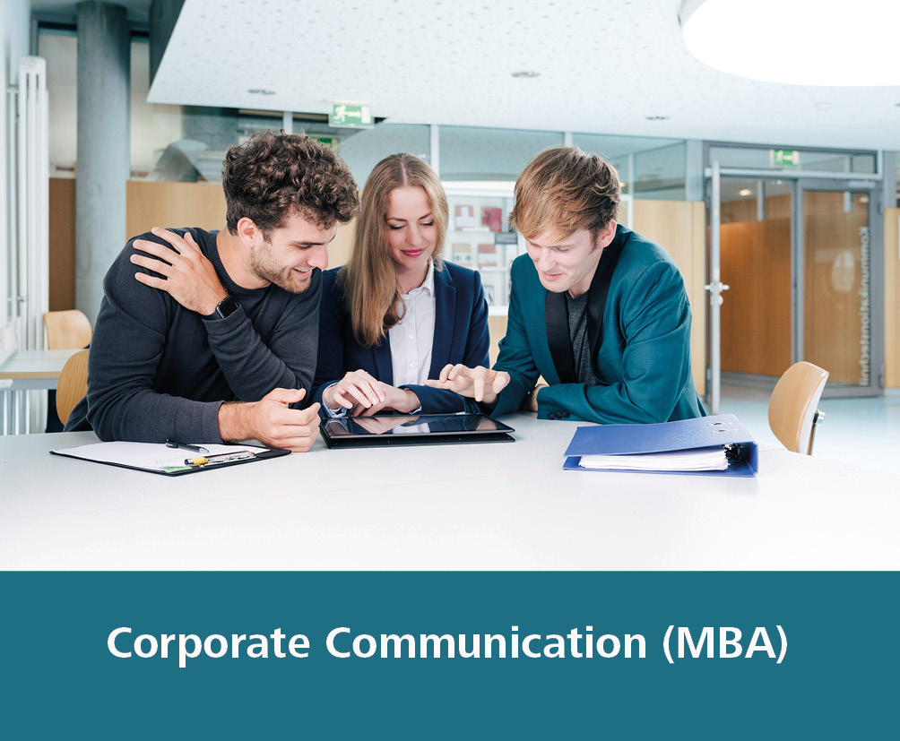 Berufsbegleitendes Masterangebot Business Management Vertiefungsrichtung Corporate Communication (MBA)