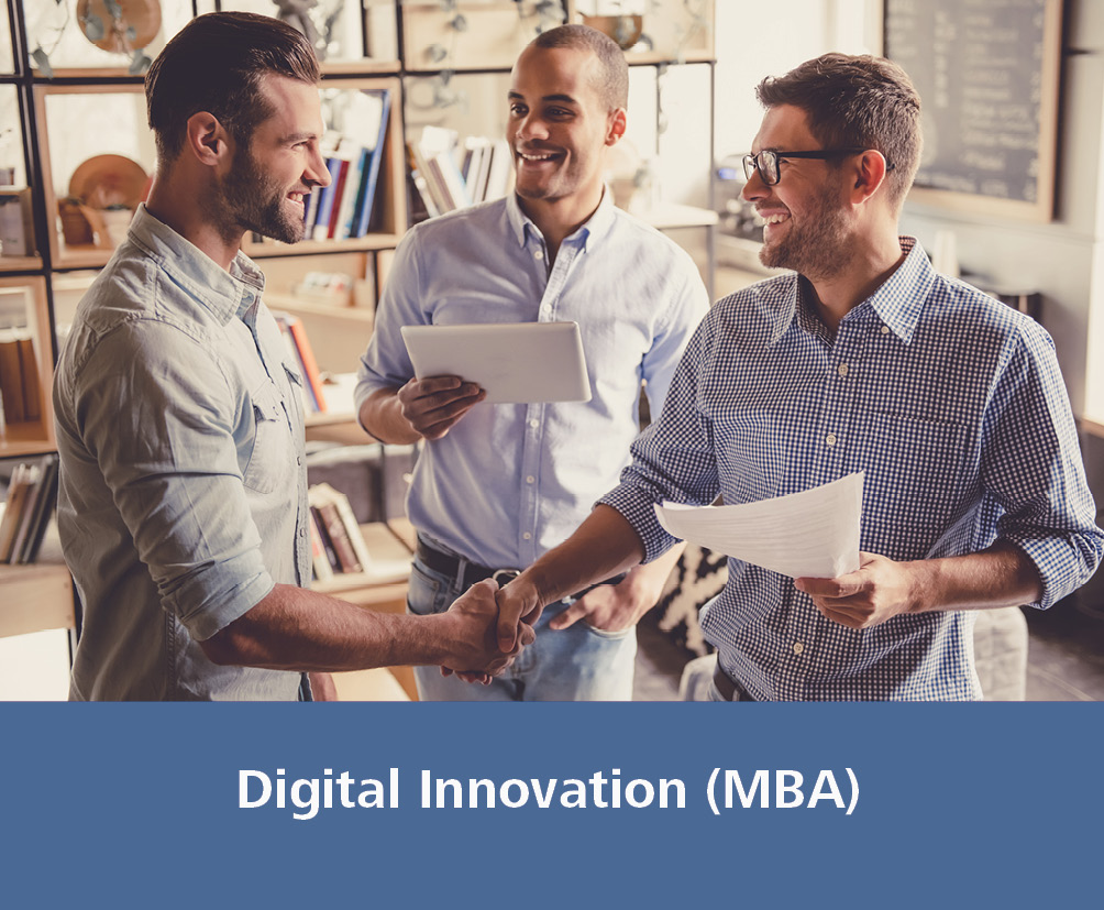 Berufsbegleitendes Masterangebot Business Management Vertiefungsrichtung Digital Innovation (MBA)