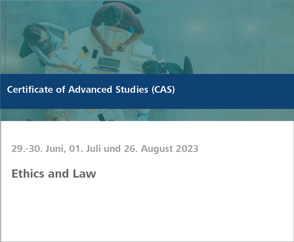 Weiterbildung Aspects in Ethics, Law and Governance