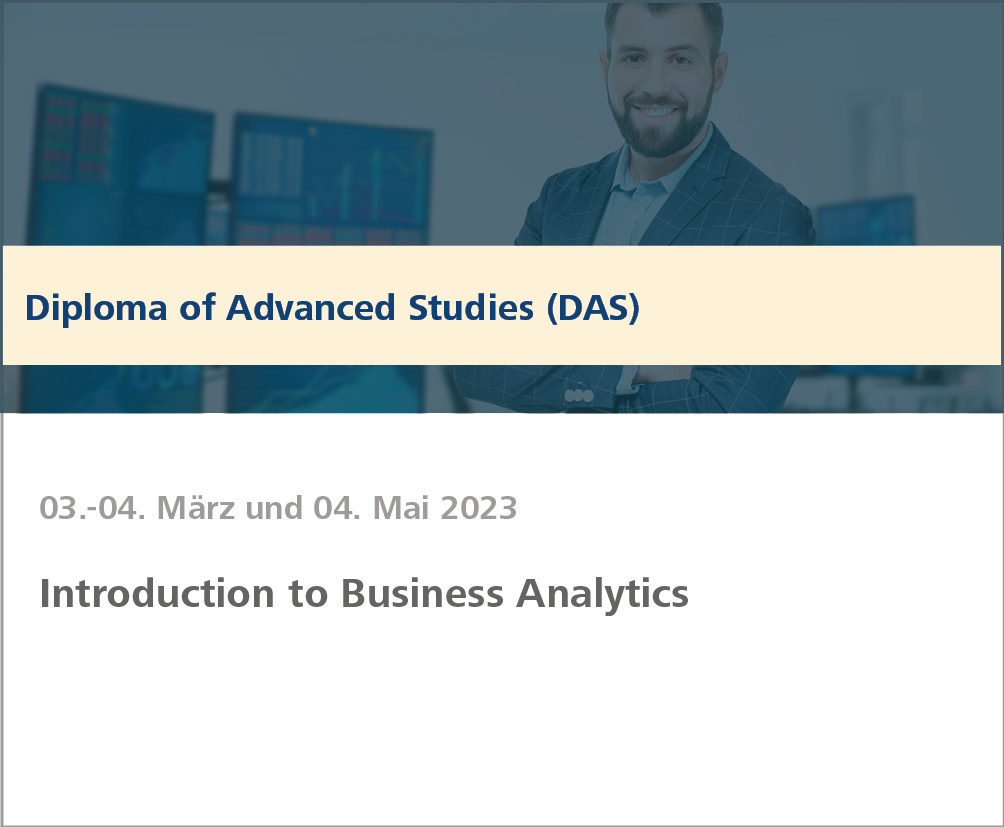 Weiterbildung Introduction to Business Analytics