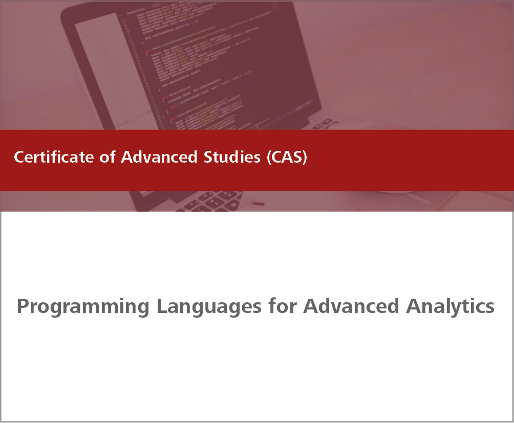 Weiterbildung Programming Languages for Advanced Analytics