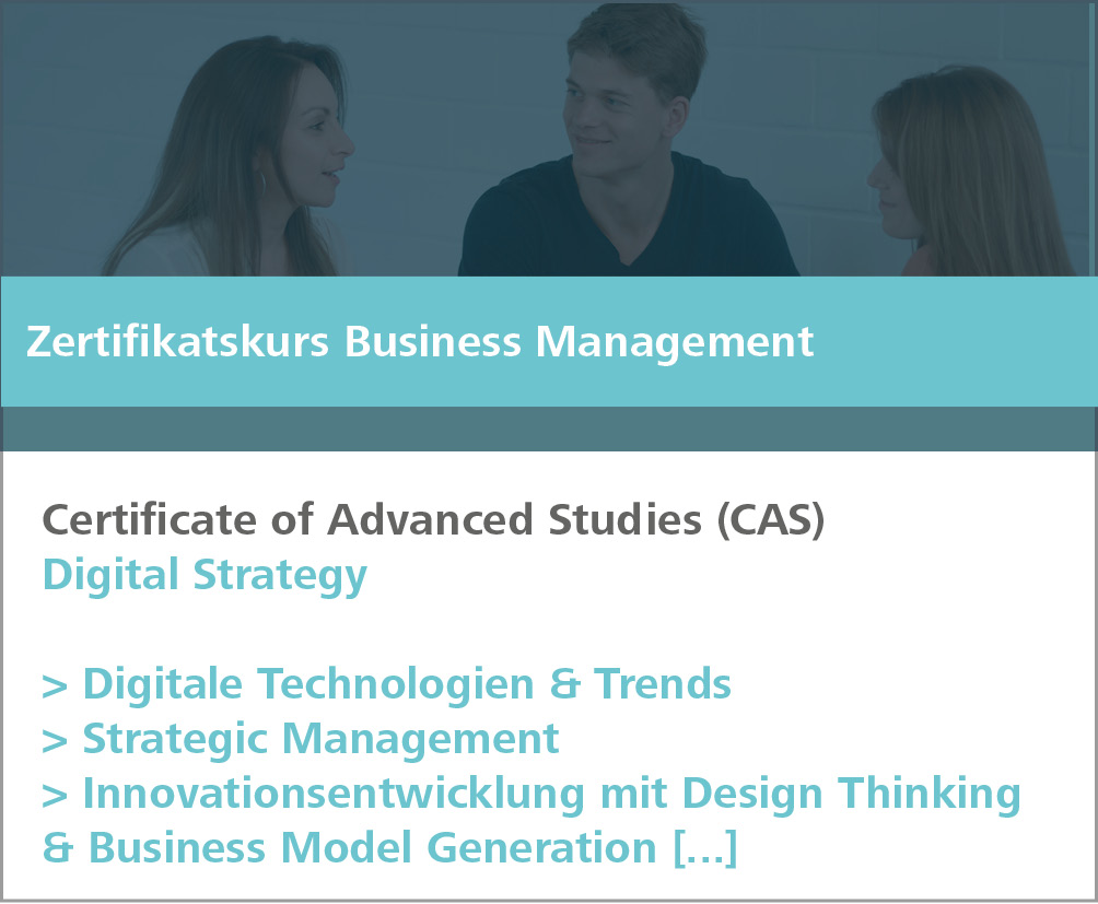 Zertifkatskurs CAS Digital Strategy