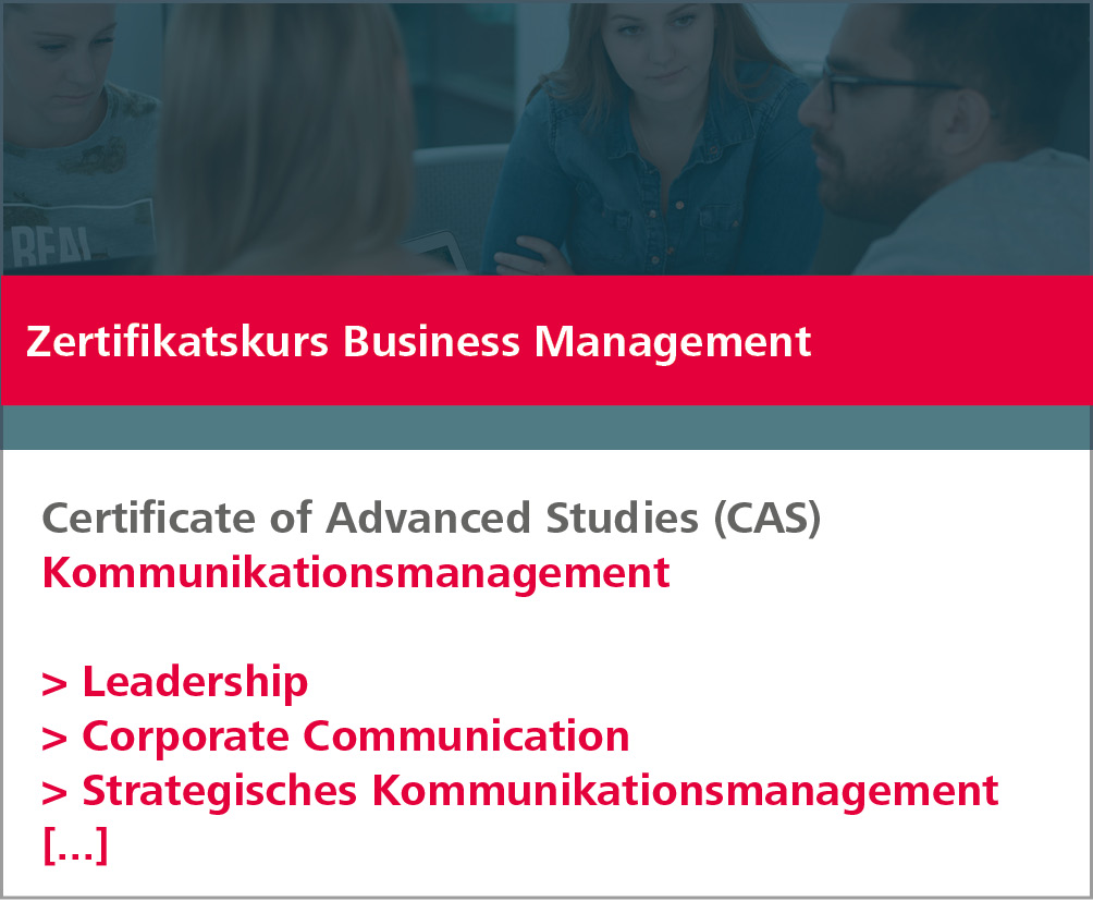 Zertifkatskurse Kommunikationsmanagement 