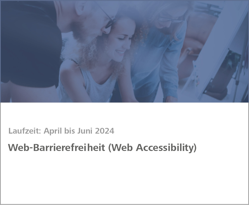 Weiterbildung We-b-arrierefreiheit