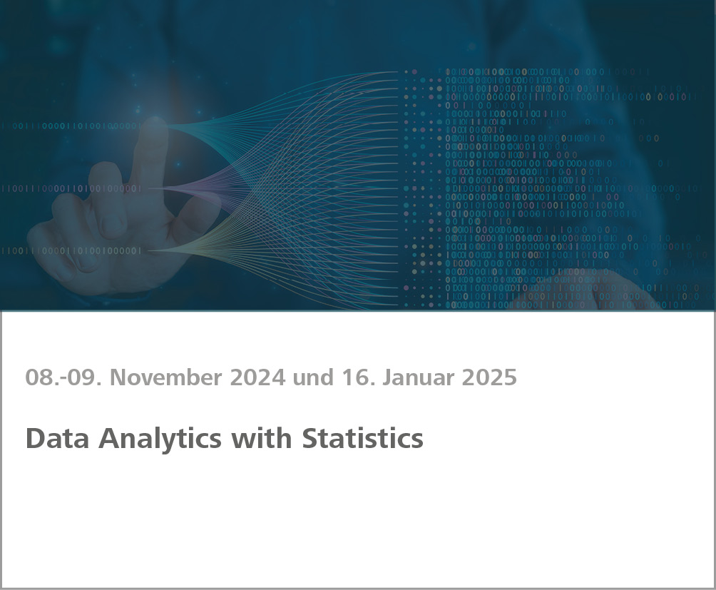 Weiterbildung Data Analytics with Statistics