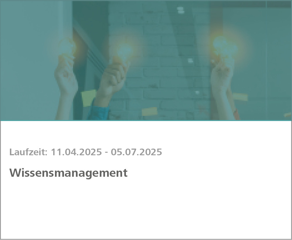 Weiterbildung Wissensmangement