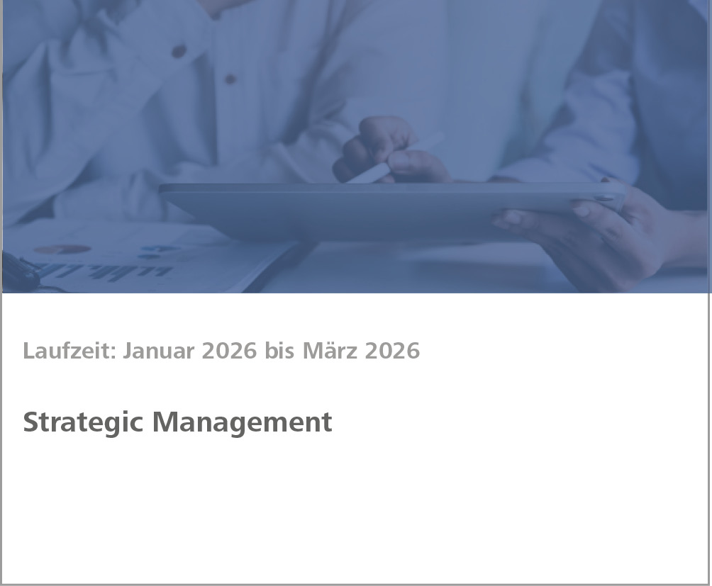 Weiterbildung Strategic Management