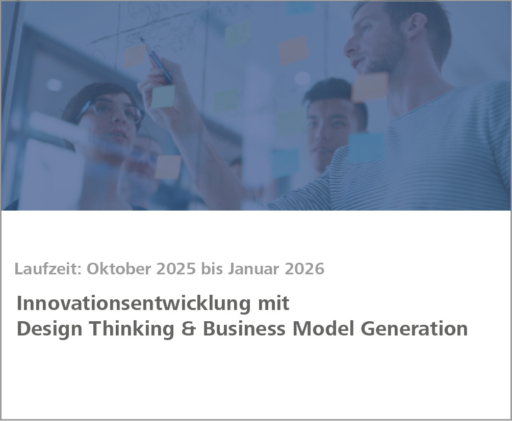 Weiterbildung Innovationsentwicklung / Design Thinking