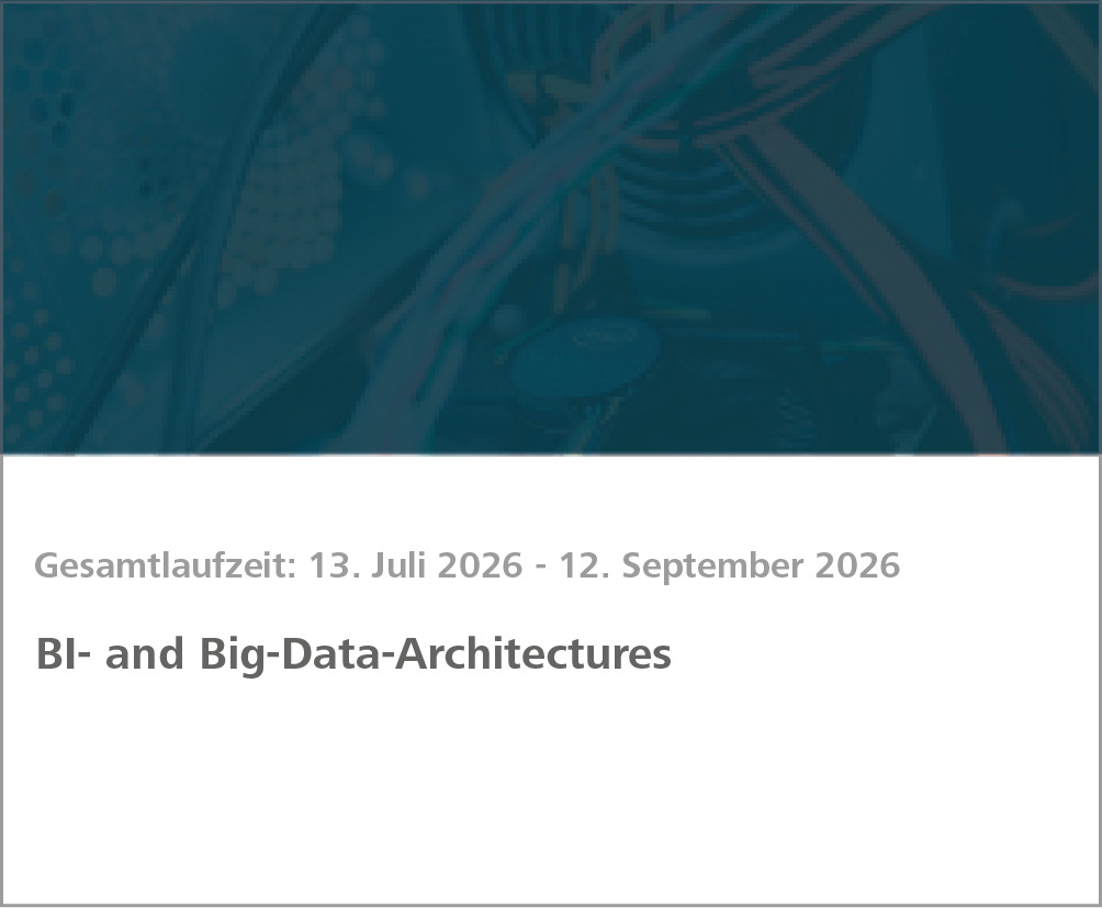 Weiterbildung BI- and Big-Data-Architectures