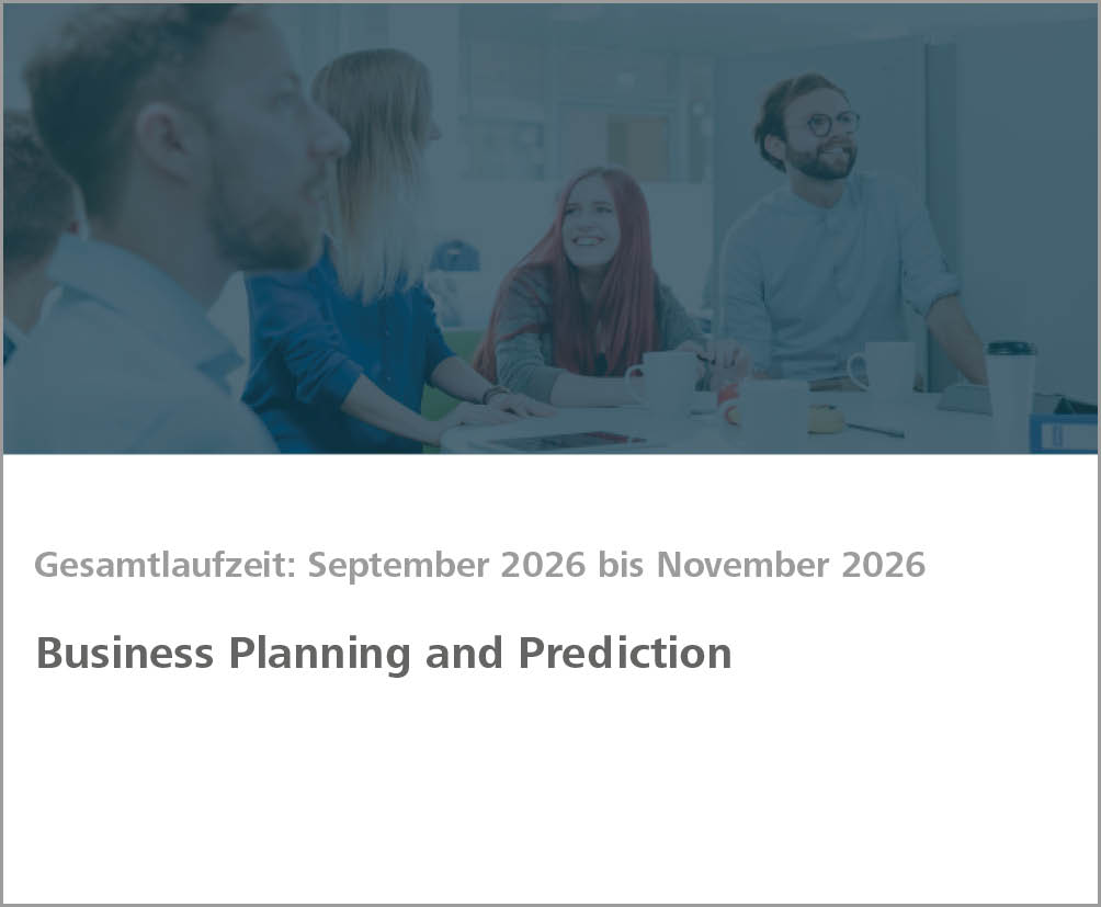 Weiterbildung Business Planning and Prediction