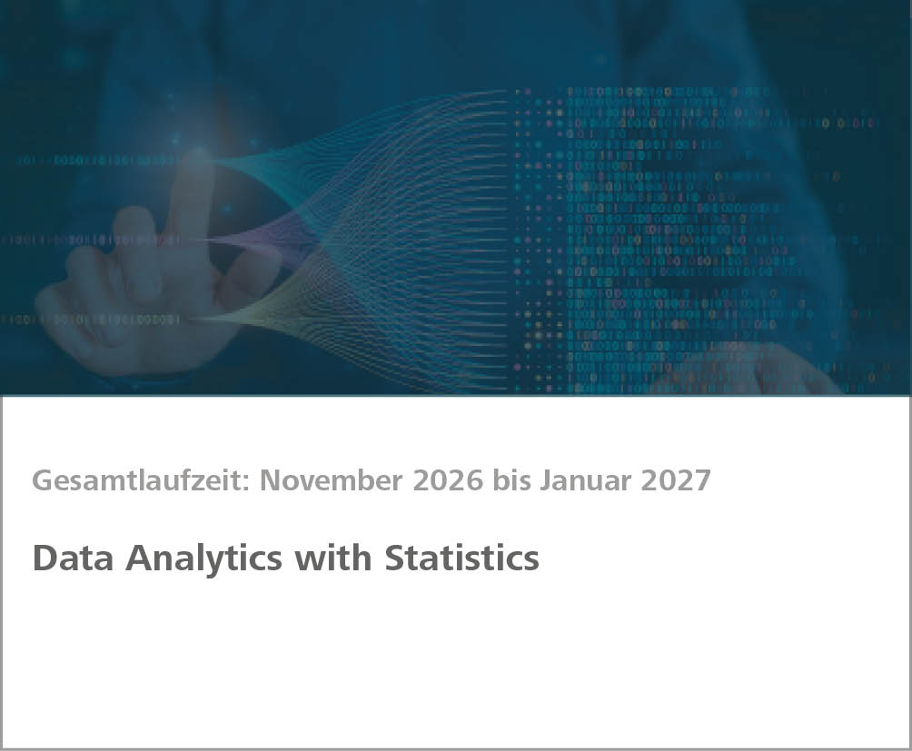 Weiterbildung Data Analytics with Statistics