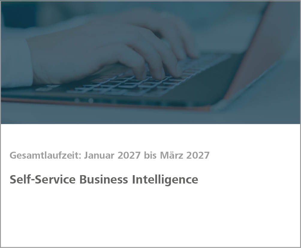Weiterbildung Self Service Business Intelligence