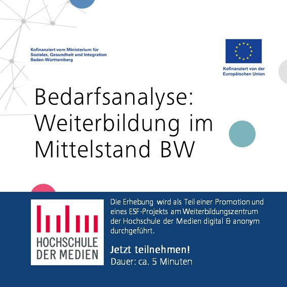 Bedarfsanalyse: Weiterbildung im Mittelstand BW