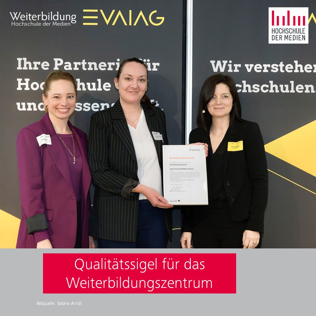 Qualitätssiegel für das Weiterbildungszentrum