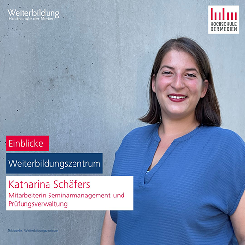 Einblicke in das Weiterbildungszentrum: Interview mit Katharina Schäfers